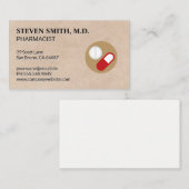 丸薬アイコン 名刺 (正面/裏面)