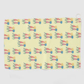 丸薬パターンを運ぶこと ゴルフタオル (横)