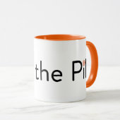 丸薬マグを放して下さい マグカップ (正面右)