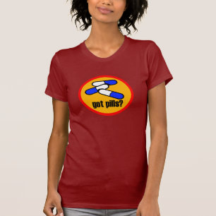 丸薬交通標識 Tシャツ