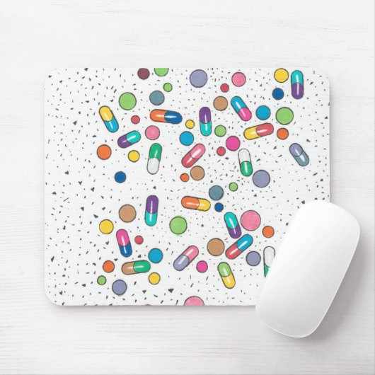 丸薬 マウスパッド (マウス)
