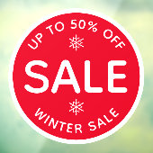 丸赤シンプル窓ディスプレモダンイ販売 ウィンドウサイン (シート3)