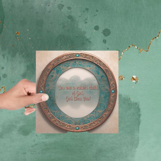 丸銅ターコイズ枠 シーズンカード