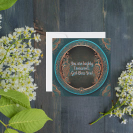丸銅ターコイズ賛美カード シーズンカード
