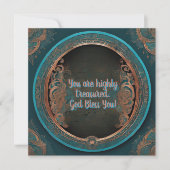 丸銅ターコイズ賛美カード シーズンカード (正面)