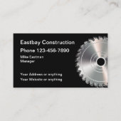 丸鋸刃建築サービス 名刺 (正面)