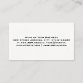 丸鋸及びハンマー | 木材名刺 名刺 (裏面)