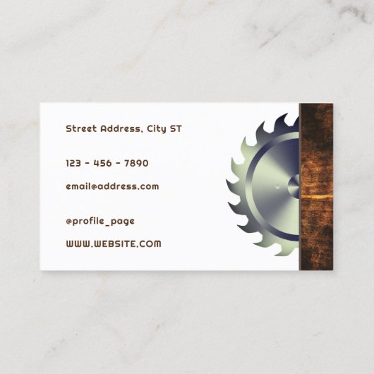 丸鋸材 名刺 (裏面)