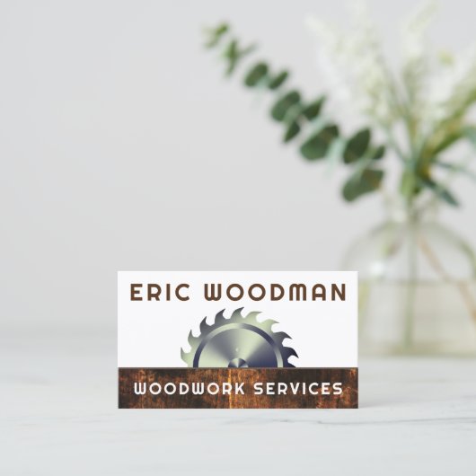 丸鋸材 名刺 (スタンド正面)