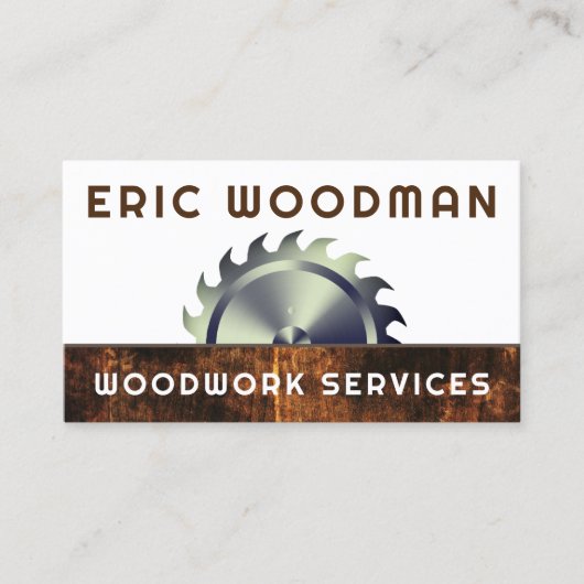 丸鋸材 名刺 (正面)