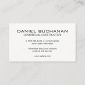 丸鋸盤 | エンジニアリング | 建築家 名刺 (裏面)