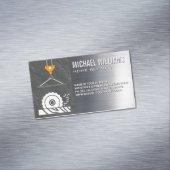 丸鋸盤 |クレーン |鉄鋼 |建築 マグネット名刺 (インサイチュ)