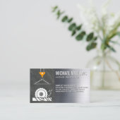 丸鋸盤 |クレーン |鉄鋼 |建築 名刺 (スタンド正面)