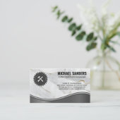 丸鋸盤 |ハンマー |大理石 名刺 (スタンド正面)