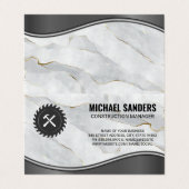 丸鋸盤 |ハンマー |大理石 名刺 (外部フラット)