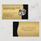 丸鋸盤 | パワードリル 名刺 (正面/裏面)