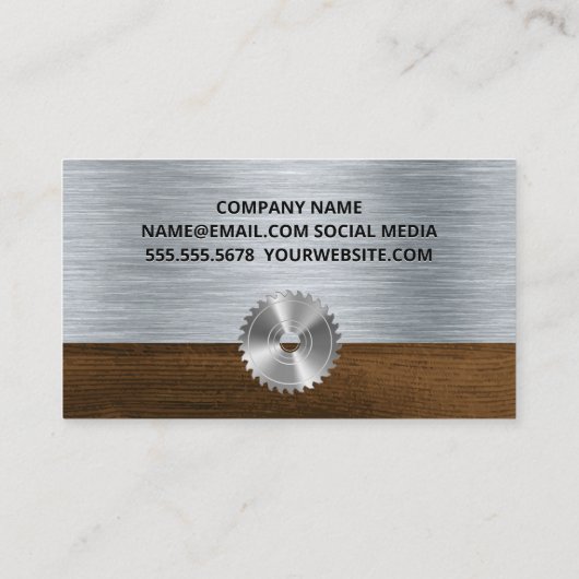 丸鋸盤 |建築ツール 名刺 (裏面)