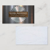 丸鋸金属木材 名刺 (正面/裏面)