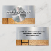 丸鋸 |木材のカット |建築 名刺 (正面/裏面)