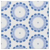 丸1ヤード生地の青い点 ファブリック (クローズアップ)