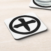 丸10の漢字 コースター (左側)