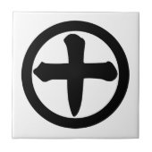 丸10の漢字 タイル (正面)
