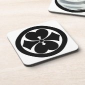 丸​に​二​つ​剣​酢​漿​草 コースター (左側)