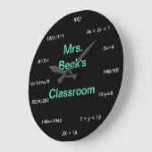 丸（大）壁数学時計 ラージ壁時計 (傾斜)