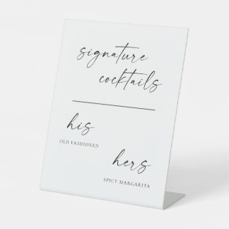 丹屋 |サインドシンプルリンクの結婚式のサイン 台座サイン