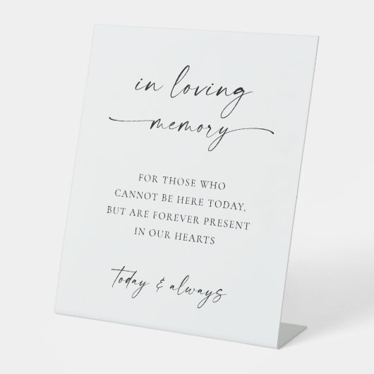 丹屋 |結婚式を愛する思い出のしるしで 台座サイン (正面)