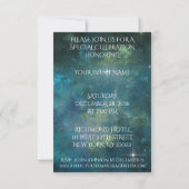 丹後クラシックダンパーソナライズされたスグラム銀河系 招待状 (裏面)