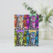 丹後ポップ・アートの踊り ポストカード (スタンド正面)