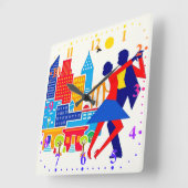 丹後壁時計 スクエア壁時計 (傾斜)