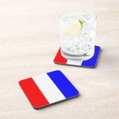 丹後赤、白、青のストライプ コースター (右側)