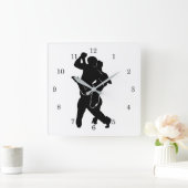 丹後 スクエア壁時計 (ホーム)