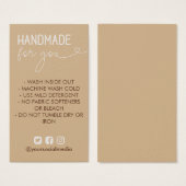 丹手作り手洗い説明書ソーシャルメディア (正面&裏面)