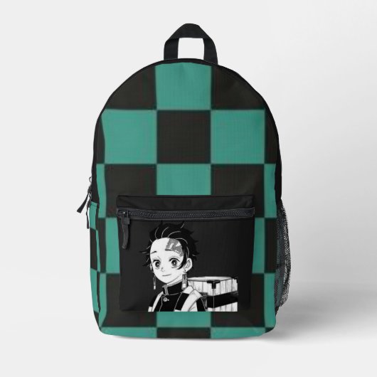 丹白バッグ プリントバックパック (正面)