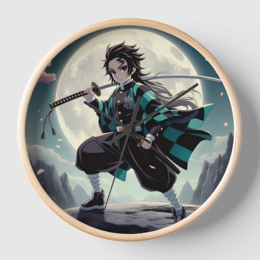 丹白壁時計 壁時計 (正面)