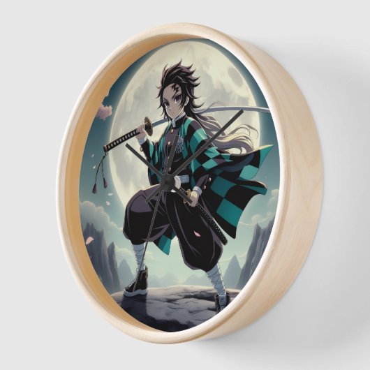 丹白壁時計 壁時計 (傾斜)