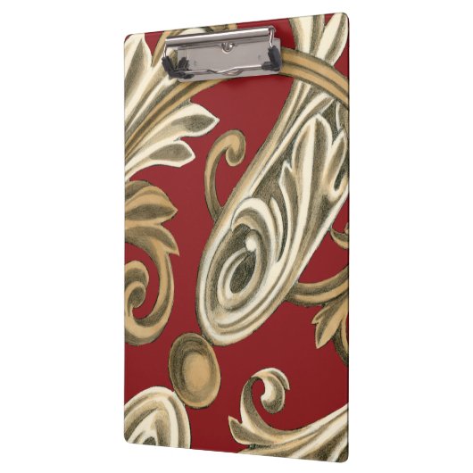 丹葉エレガントの植物モチーフ クリップボード (左)