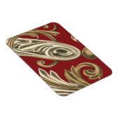 丹葉エレガントの植物モチーフ マグネット (右側)