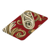 丹葉エレガントの植物モチーフ マグネット (左側)