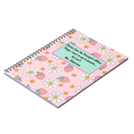 主おもしろいなノート私が言いたいこと… ノートブック (左側)