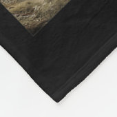 主おもしろい独裁者アンチプーチン金正恩 フリースブランケット (角)