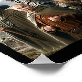 主おもしろい独裁者アンチプーチン金正恩 ポスター (角)