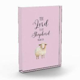 主お洒落は私の羊飼いの詩篇23:1 フォトブロック