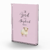 主お洒落は私の羊飼いの詩篇23:1 フォトブロック (右)