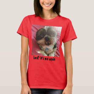 主か。 それは再度私シーズー(犬)のTzuのミームです Tシャツ