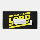 主があなたと共におられますように デスクマット (キーボード&マウス)