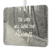 主があなたに聖書の聖句を導くであろう カーエアーフレッシュナー (左)